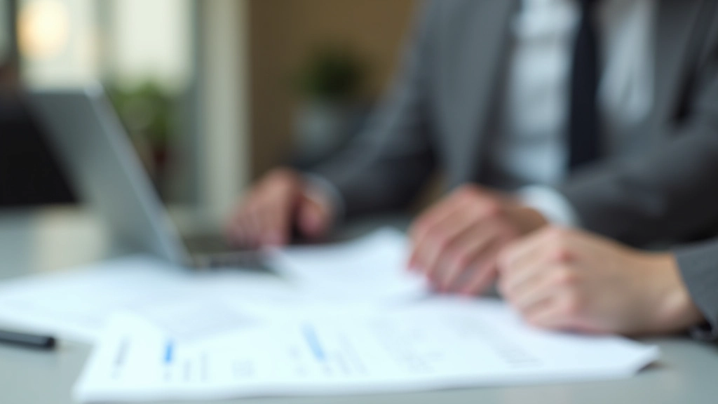 Person erstellt persönlichen Finanzbericht mit Vorlagen und Diagrammen